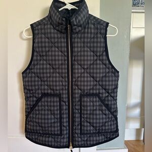 J. Crew Puffer Vest Zip Front